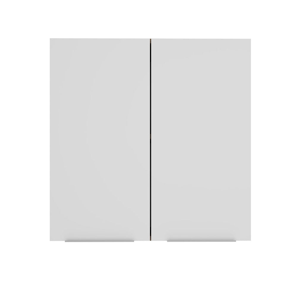 Armário Aéreo 70 cm 2 Portas Rustic/Branco Stella Madesa