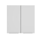 Armário Aéreo 70 cm 2 Portas Rustic/Branco Stella Madesa