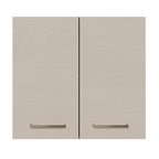 Armário Aéreo 70 cm 2 Portas Rustic/Crema Agata Madesa