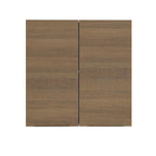 Armário Aéreo 70 cm 2 Portas Branco/Rustic Stella Madesa