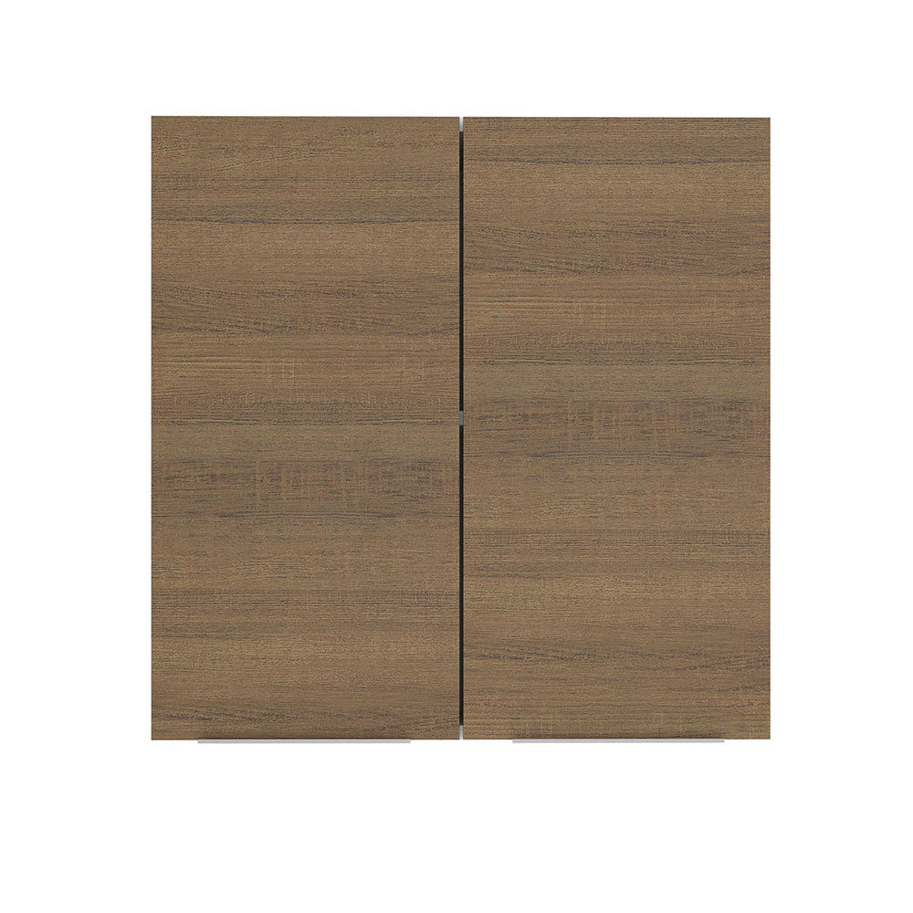 Armário Aéreo 70 cm 2 Portas Branco/Rustic Stella Madesa