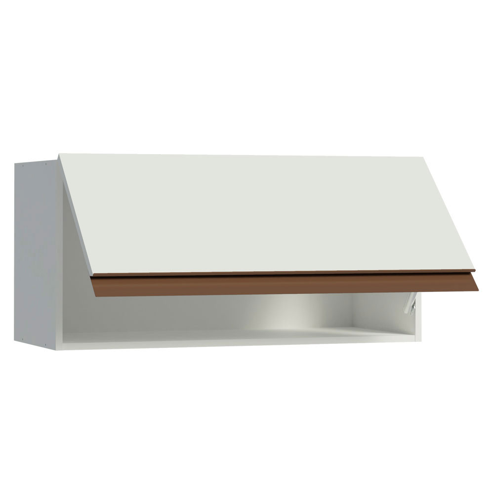 Armário Aéreo Madesa Reims 70 cm 1 Porta Branco