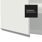 Armário Aéreo Madesa Glamy 80 cm 1 Porta Basculante Branco