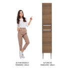 Paneleiro Madesa Emilly 2 Portas Rustic