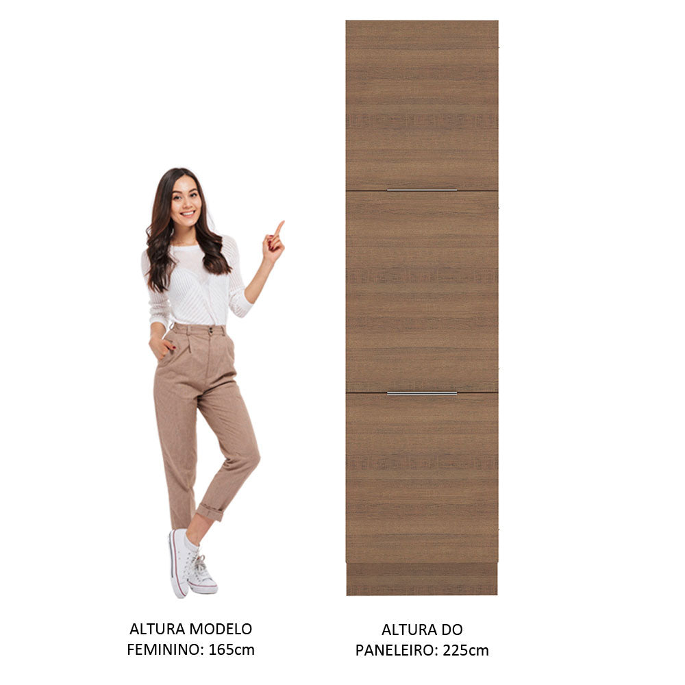 Paneleiro Madesa Stella 60 cm 3 Portas Rustic