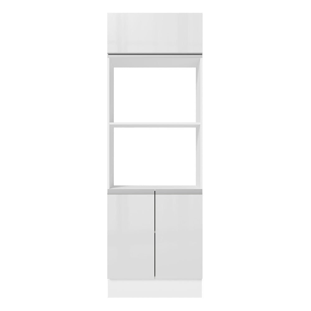Torre Quente Para 2 Fornos Madesa Acordes 100% MDF Branco Brilho