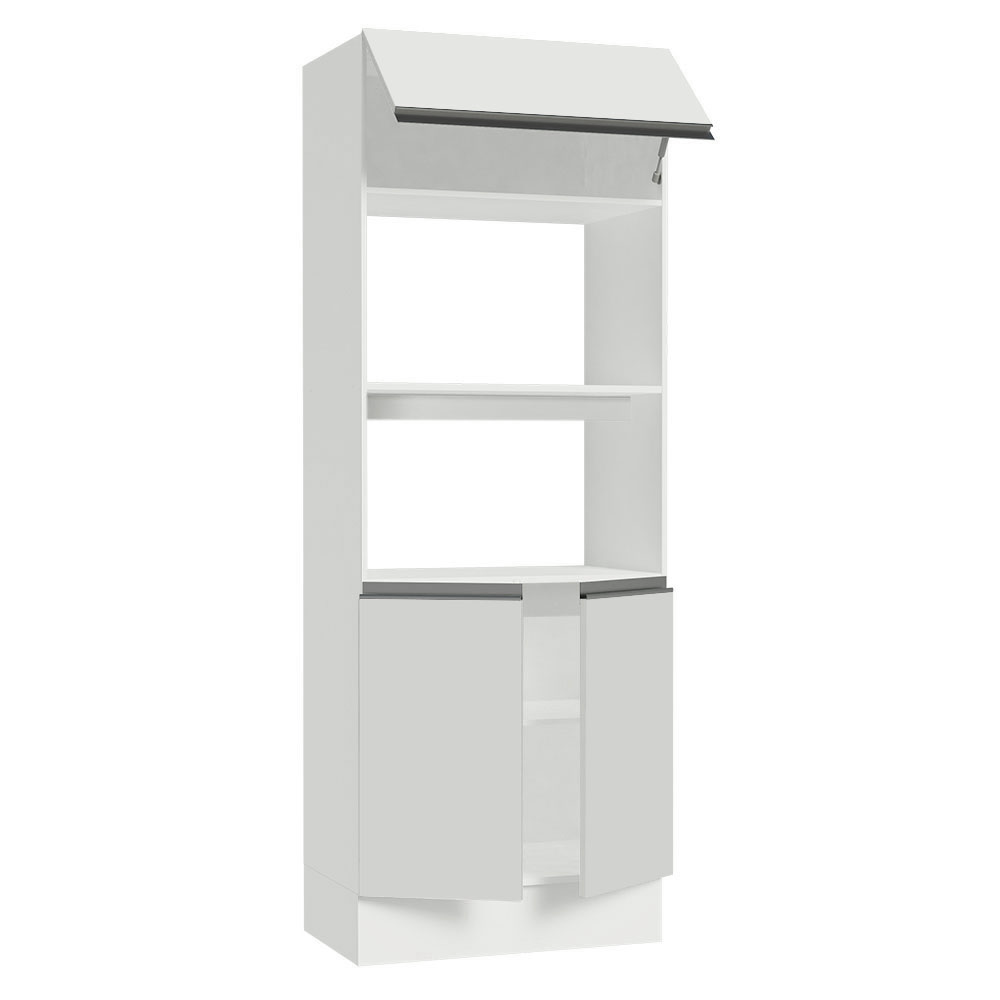Torre Quente Para 2 Fornos 100% MDF Branco Smart Madesa