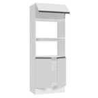 Torre Quente Para 2 Fornos 100% MDF Branco Smart Madesa