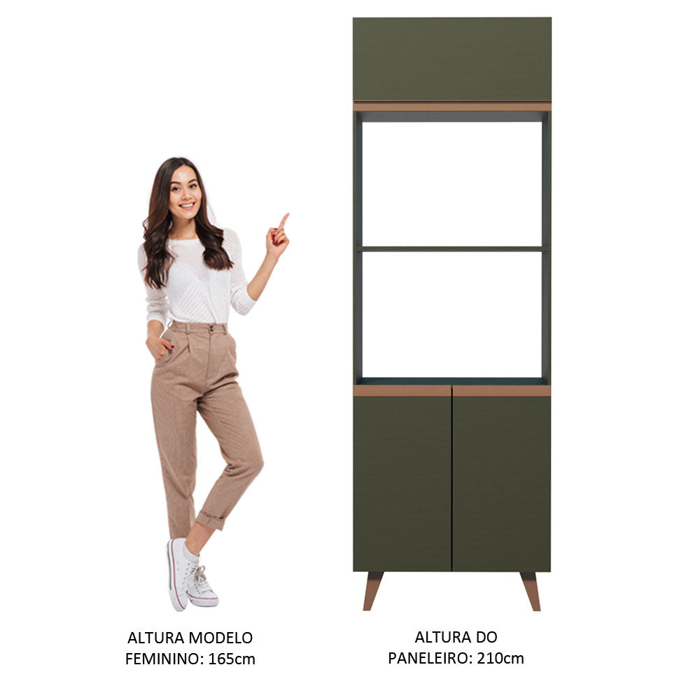 Torre Quente Madesa Reims 70 cm 3 Portas Preto