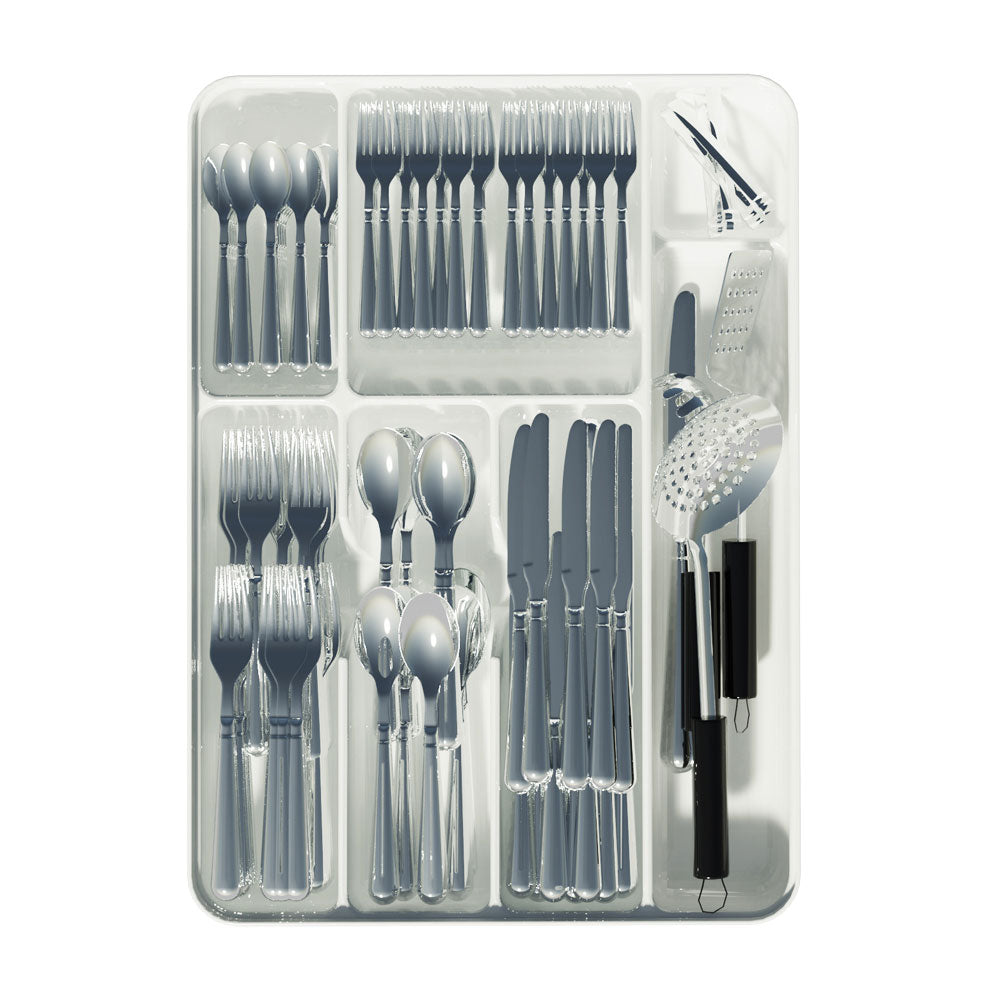 Porta-Talheres Madesa para Balcão de Cozinha Branco