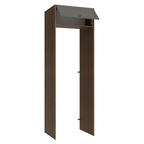 Porta-Geladeira 73 cm 1 Porta Basculante Rustic/Cinza Vik Madesa