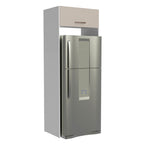 Porta Geladeira 1 Porta Basculante Branco/Crema Agata Madesa