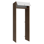 Porta-Geladeira 83 cm 1 Porta Basculante Rustic/Branco Vik Madesa