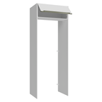 Porta-Geladeira 83 cm 1 Porta Basculante Branco Veludo Lux Madesa