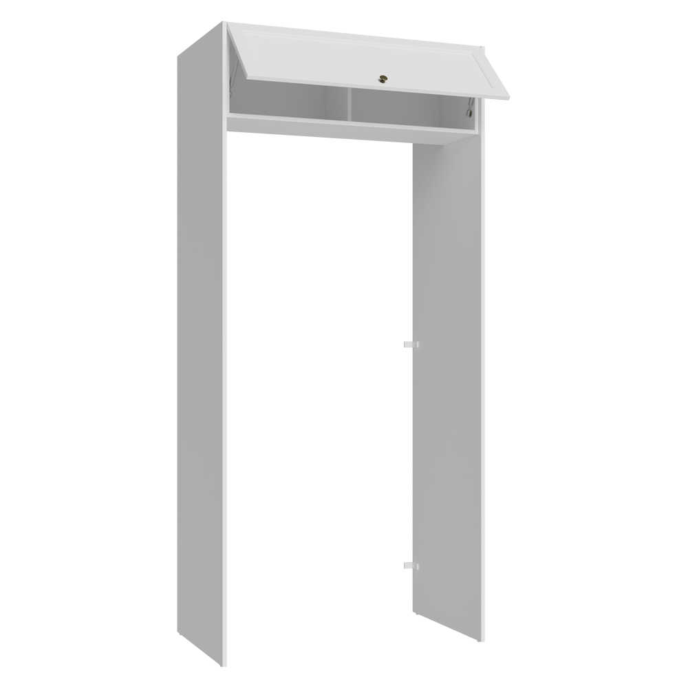 Porta-Geladeira 103 cm 1 Porta Basculante Branco Vik Madesa