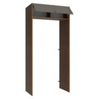 Porta-Geladeira 103 cm 1 Porta Basculante Rustic/Cinza Vik Madesa
