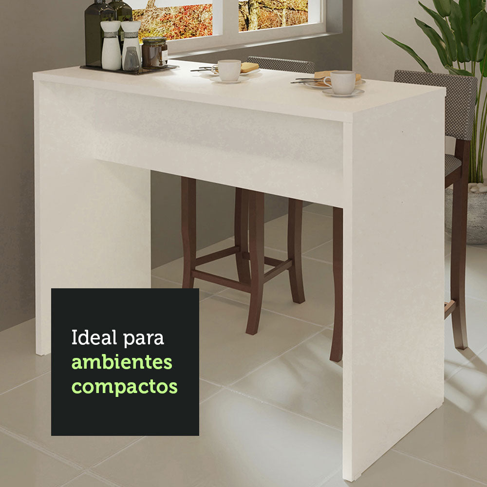 Bancada para Cozinha Madesa 115 cm Branco