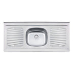 Pia de Apoio Tramontina New Raggi 40 em Aço Inox 120 x 52 cm