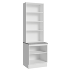 Kit Balcão + Cristaleira 70cm Branco Agata Madesa 02