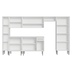 Armário de Cozinha Completa 325cm Branco Emilly Madesa 06