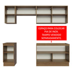 Armário de Cozinha Completa 240cm Rustic Glamy Madesa 10