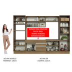 Armário de Cozinha Completa 330cm Rustic Glamy Madesa 03