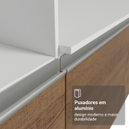 Armário de Cozinha Completa 240cm Branco/Rustic Diamante Madesa 06