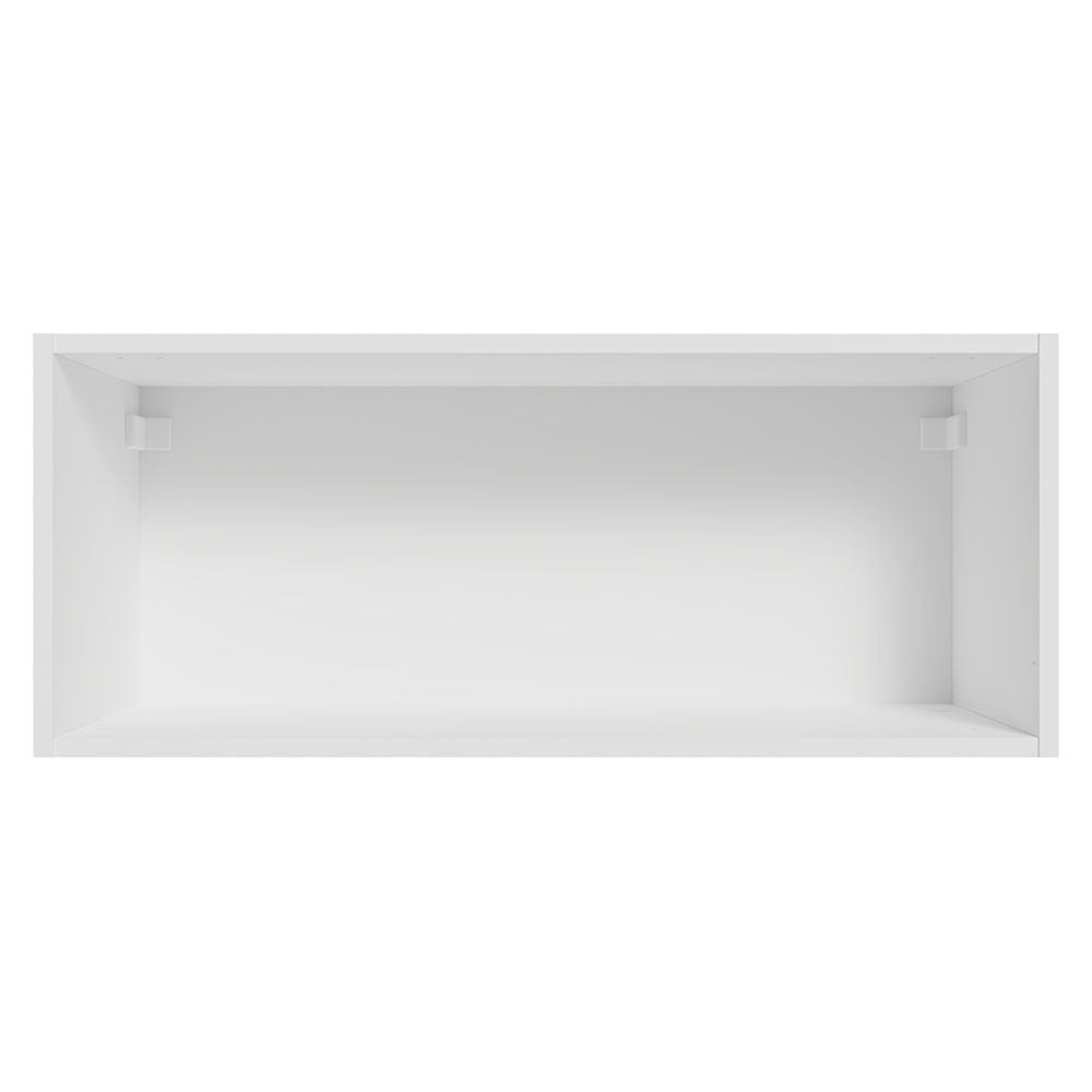 Armário Aéreo para Quarto 80 cm Nicho Aberto Branco Neo Madesa
