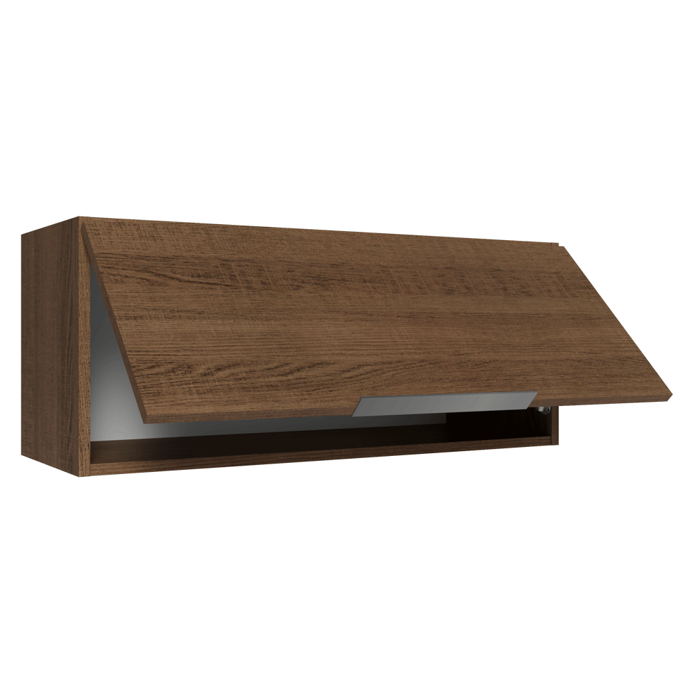 Armário Aéreo para Quarto 80 cm 1 Porta Basculante Rustic Neo Madesa