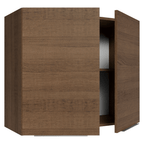 Armário Aéreo para Quarto 80 cm 2 Portas Rustic Neo Madesa