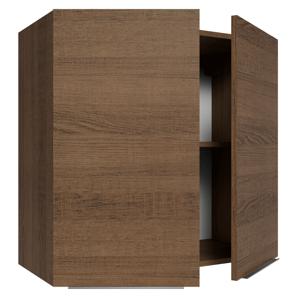 Armário Aéreo para Quarto 70 cm 2 Portas Rustic Neo Madesa