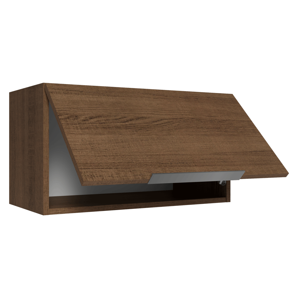 Armário Aéreo para Quarto 60 cm 1 Porta Basculante Rustic Neo Madesa