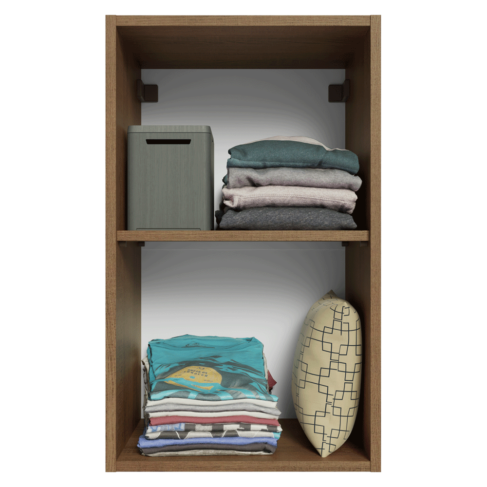 Armário Aéreo para Quarto 40 cm 1 Porta Rustic Neo Madesa