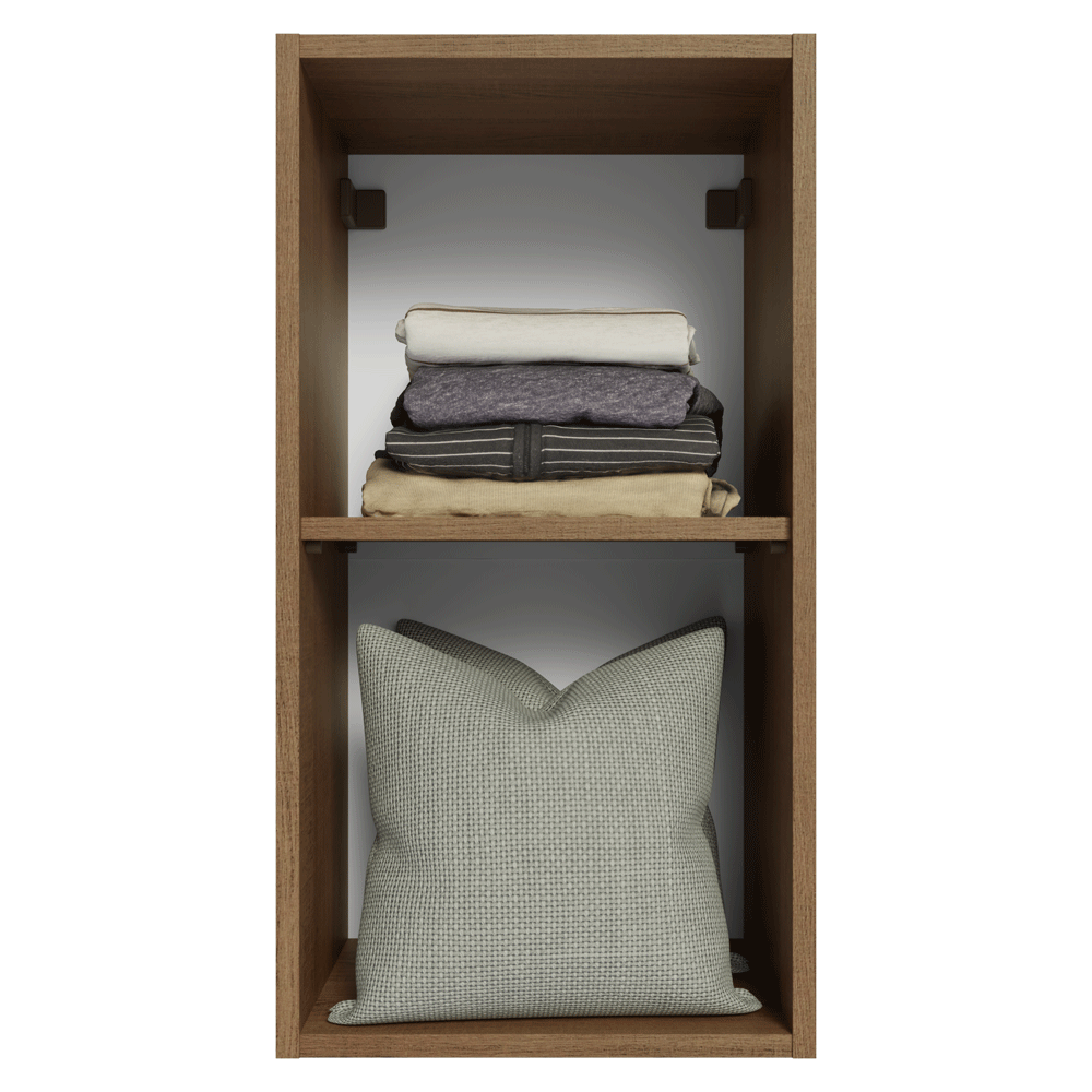 Armário Aéreo para Quarto 35 cm 1 Porta Rustic Neo Madesa
