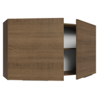 Armário Aéreo para Quarto 120 cm 2 Portas Rustic Neo Madesa