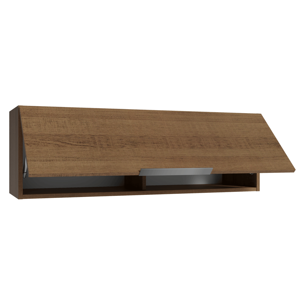 Armário Aéreo para Quarto 100 cm 1 Porta Basculante Rustic Neo Madesa