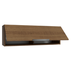 Armário Aéreo para Quarto 100 cm 1 Porta Basculante Rustic Neo Madesa