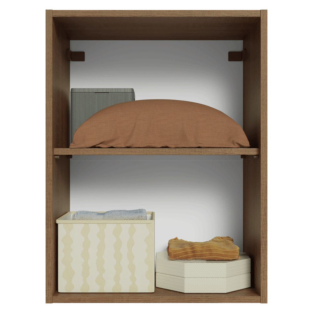 Armário Aéreo Para Quarto 50 cm 1 Porta Rustic Neo Madesa