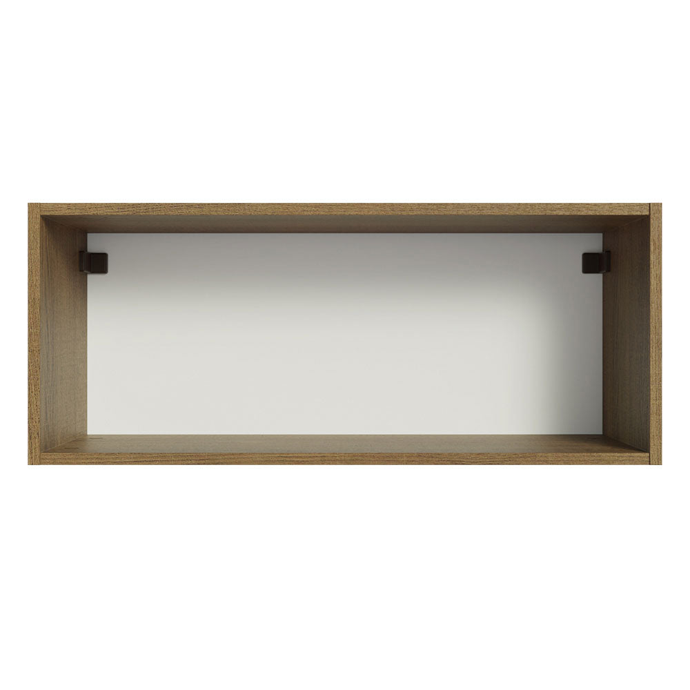 Armário Aéreo Multiuso 80cm 1 Porta Basculante Rustic/Cinza Agata Madesa