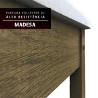 Conjunto Sala de Jantar Madesa Vic Mesa Tampo de Madeira com 2 Cadeiras Rustic/Imperial