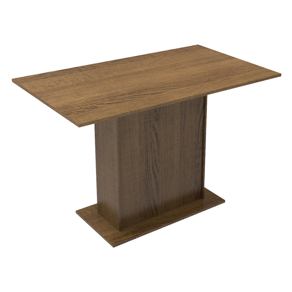 Conjunto Sala de Jantar Mesa Tampo de Madeira 2 Cadeiras Rustic/Oxford Tainá Madesa