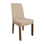 Conjunto Sala de Jantar Mesa Tampo de Vidro 4 Cadeiras Rustic/Imperial Zion Madesa