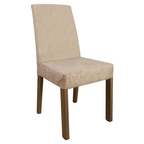 Conjunto Sala de Jantar Tampo de Madeira 6 Cadeiras Rustic/Crema/Imperial Grasse Madesa