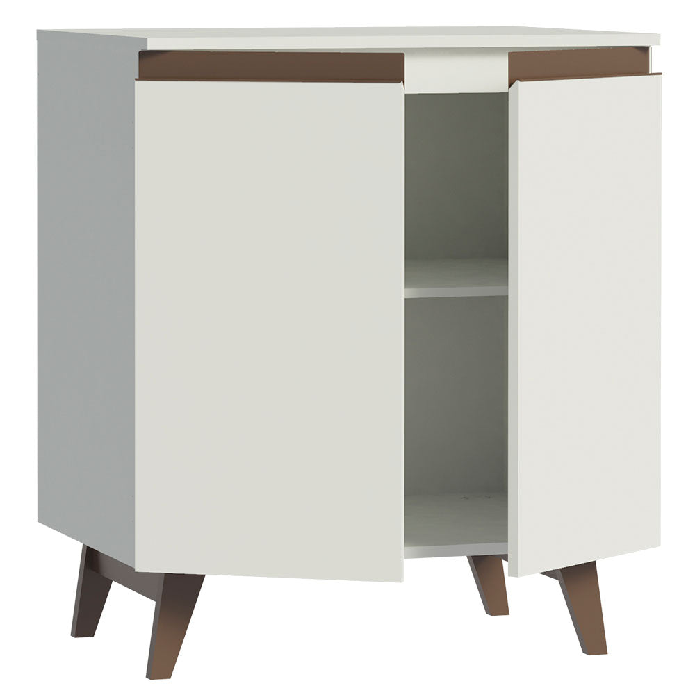 Balcão Cantinho do Café Madesa Reims 70 cm 2 Portas Branco