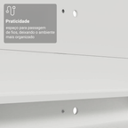 Painel para TV até 60 Polegadas Madesa Alfa Branco