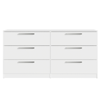 Cômoda com 6 Gavetas Branco Laura Madesa