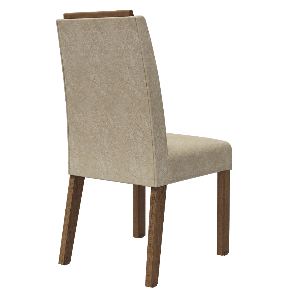 Kit 2 Cadeiras de Jantar 4256 com Espaldar Rustic/Imperial Madesa