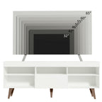 Rack para TV até 75 Polegadas Lille Madesa 180 cm 1 Porta Branco