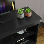 Rack para TV até 80 Polegadas Madesa 6928 com 6 Nichos Preto PO