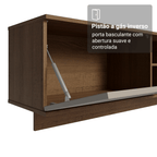 Rack Suspenso para TV até 80 Polegadas 218 cm 2 Portas Rustic/Crema Vik Madesa